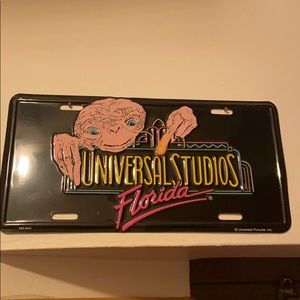 Vintage ET license plate